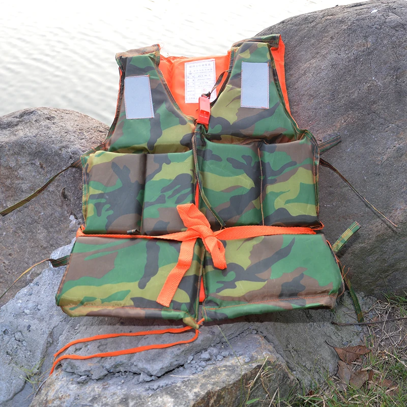 Extra-thick-Oxford-cloth-sandy-beach-drift-camouflage-life-jacket ...