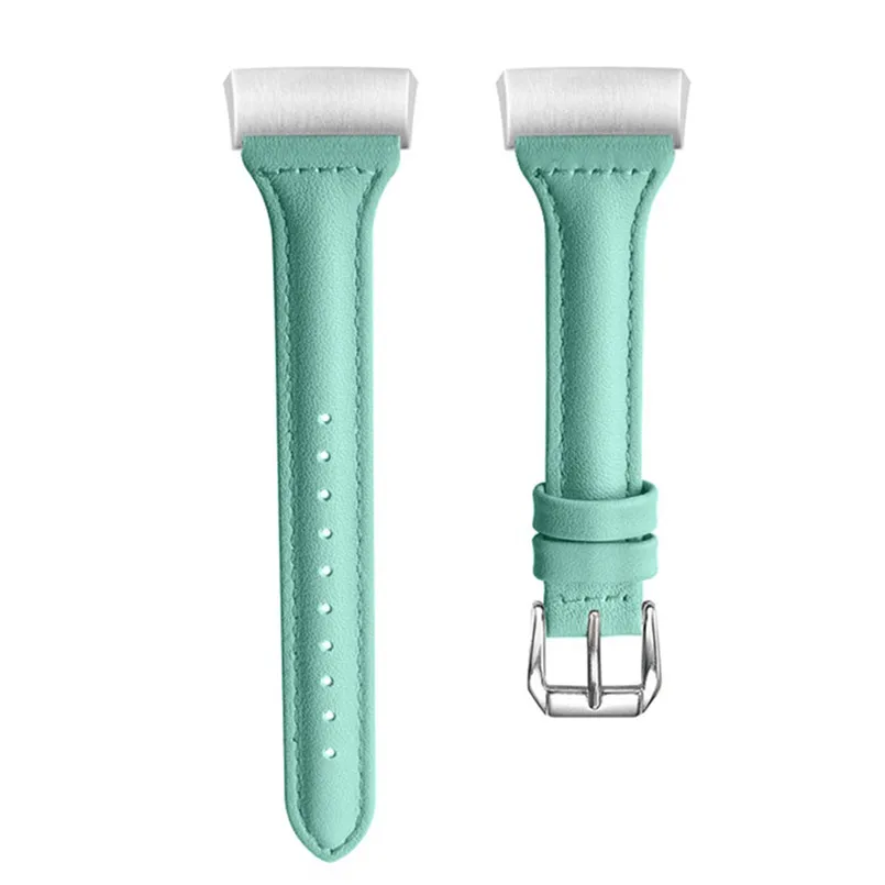 Replacement Accessories Leather Wristband Bands Wrist Straps forFitbit Charge 3 Watch Women Men 22mm 5.5-8.0 inch  40AP510_1