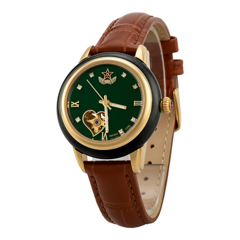 HIGH QUALITY  2020 New Arrival Rushed Hotan Jade Watches For Military Couple