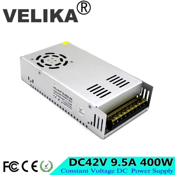 

Universal 42V 9.5A 400W Regulated Switching Power Supply Transformer 110V 220V AC to DC USP For LED Strip Light CNC CCTV Motor