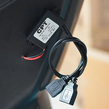 

DC 12V To 5V 3A Power Adapter Car Boat Motorcycle Dual USB Charger Supply USB charger Motorcycle accessory