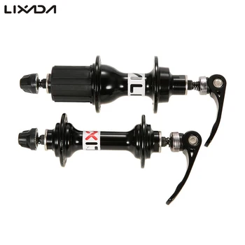 

Lixada MTB Front Rear Bike Hub Aluminum Alloy Bicycle Hub Rear Front Hubset Compatible Racing Bicycle Hubs with QR/Skewers