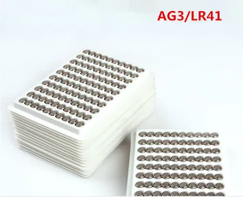 

100PCS/Lot LR41 AG3 SR41W 392 192 GP192A LR736 Button Watch Battery Cell Cion Batteries for flashlights,toys,watches