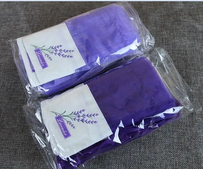 2000pcs Lavender purple flower bag Cotton encryption yarn double-sided printing sachet | Дом и сад