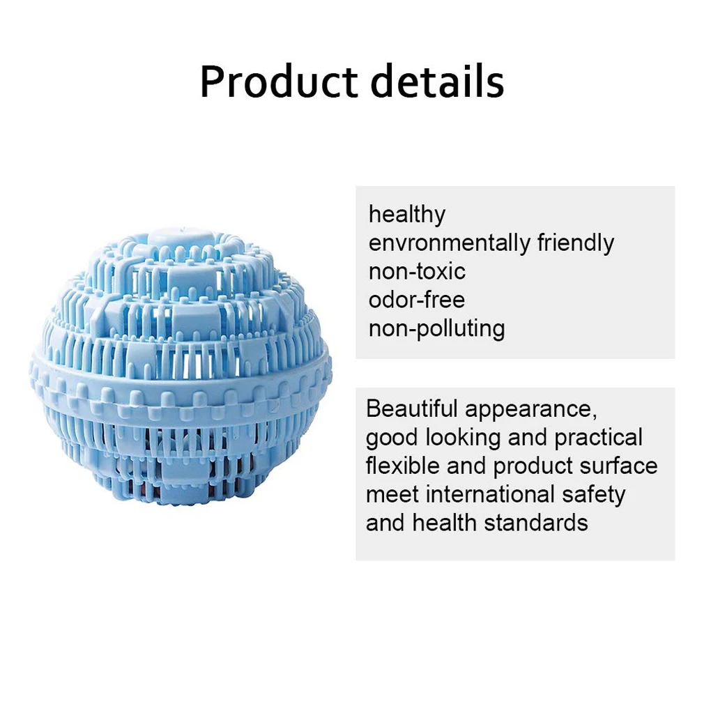 Модные эко волшебные шарики для стирки, без моющего средства, стиральная машина, ионная стирка, Волшебная стильная руда, шарик для стирки