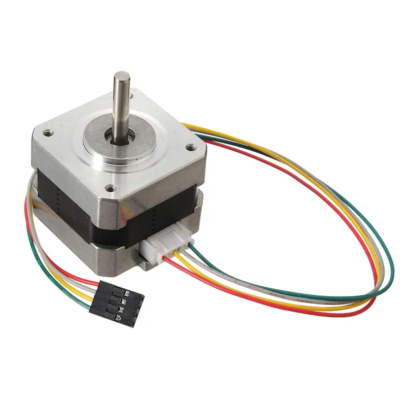 

Nema 17 Stepper Motor bipolar 4 leads 34mm 12V 1.5 A 26Ncm(36.8oz.in) 3D printer motor 42SHD0001