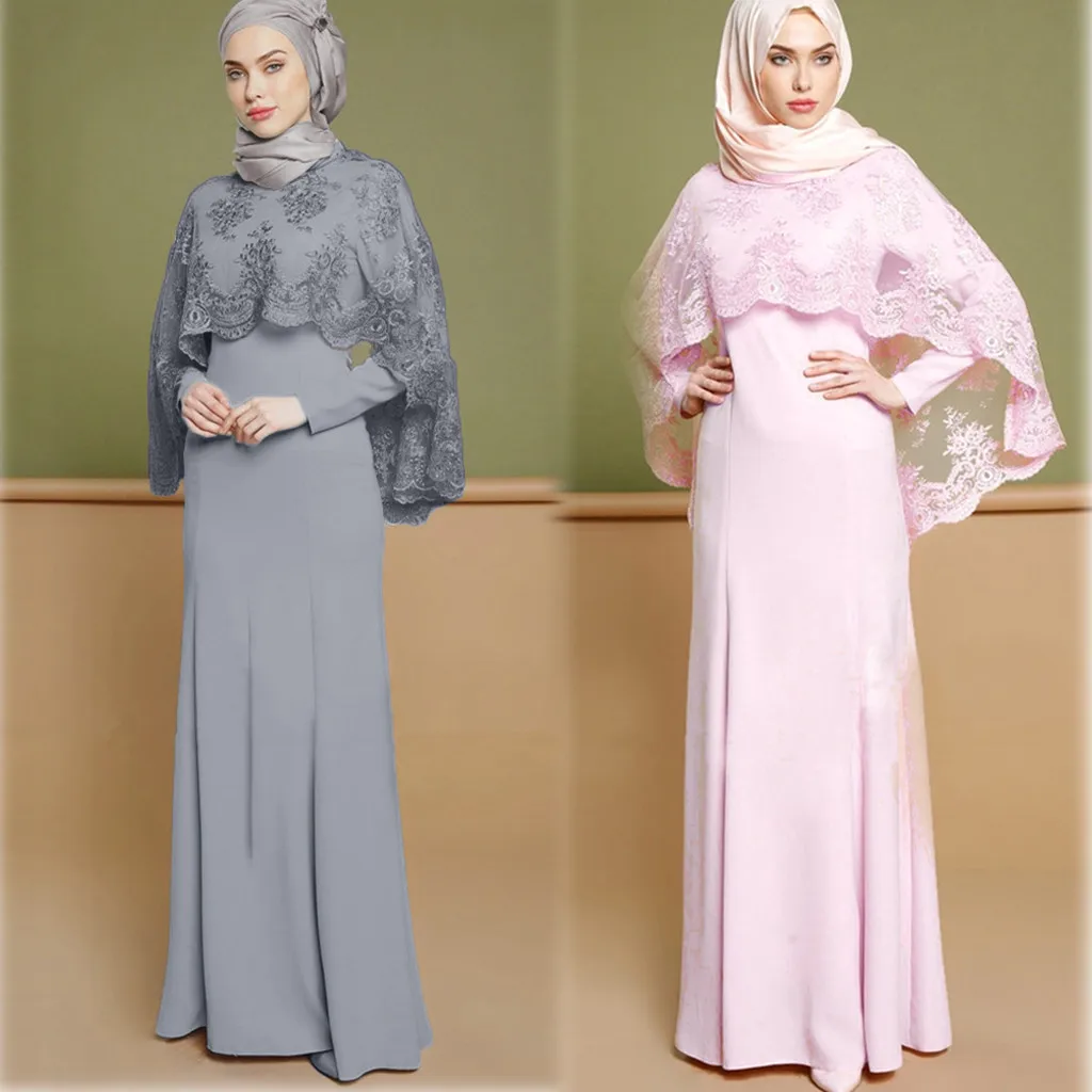 Длинное платье кардиган с цветочной вышивкой Abaya 4 10|Мусульманская одежда| |