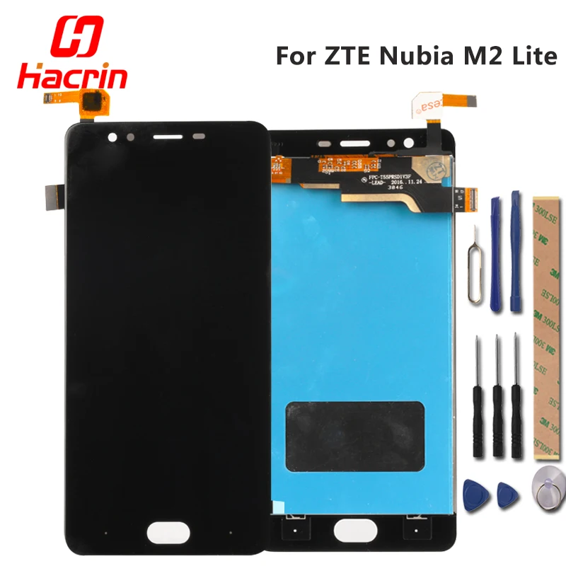 ZTE Nubia M2 Lite LCD Display Touch Screen New Test Good Glass Panle Digitizer Assembly Replacement