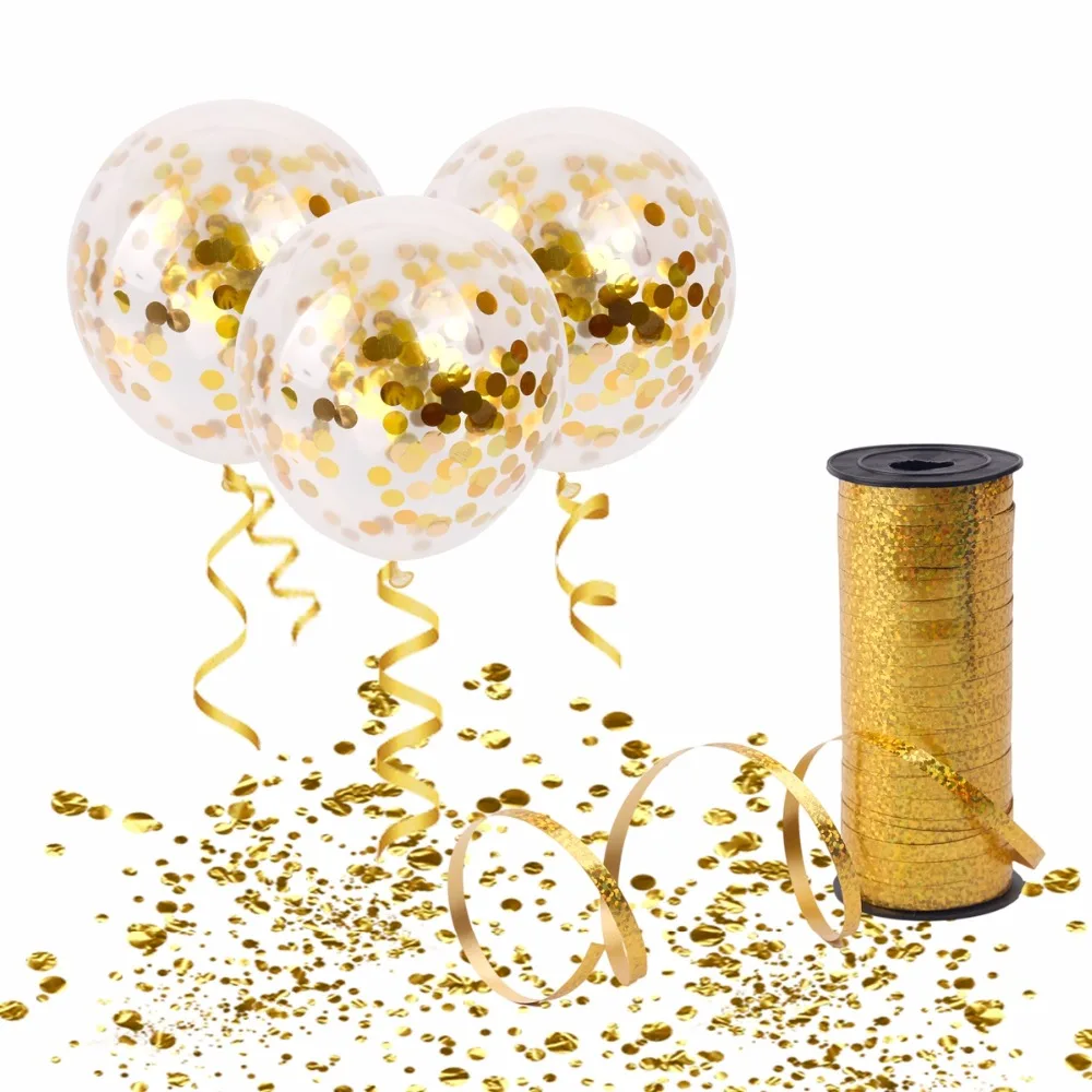 

FENGRISE 30 40 50 60 Happy Birthday Confetti Decoration Gold Numbers Party Table Scatter Adult Birthday Party Balloons Decor