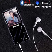 Подлинный MP3-плеер с Bluetooth 4,2 hifi динамик портативный музыкальный плеер сенсорные клавиши с fm-радио, электронная книга, Walkman