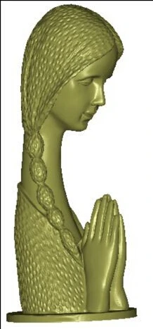 3d модель рельеф для ЧПУ в формате STL красивая девушка | Инструменты
