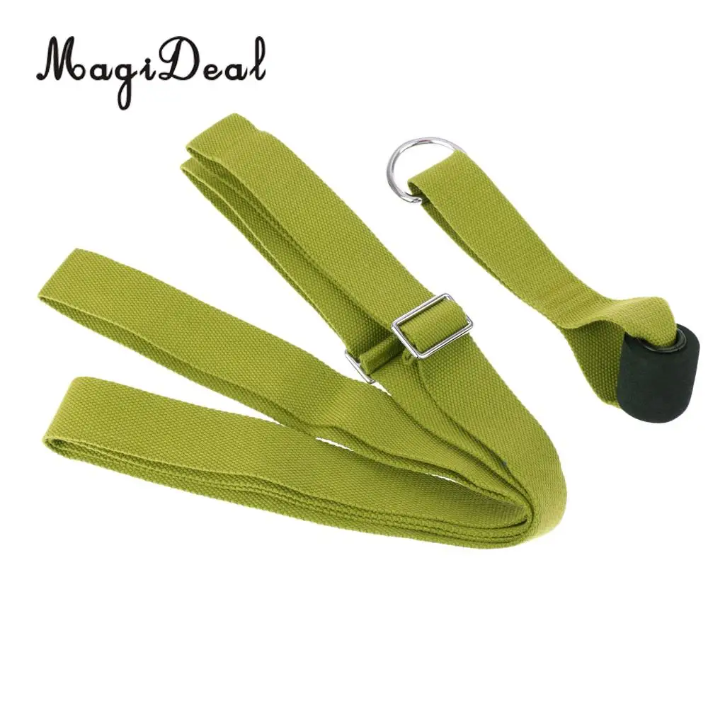 MagiDeal Adjust Yoga Ballet Dance Leg Stretcher Door Band Foot Fitness Belt Easy Install Door Flexibility Stretching Leg Strap