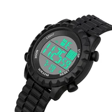 Роскошные Мужские Аналоговые Цифровые военный армейский Спорт светодиодный водонепроницаемый наручные часы Мужские кварцевые армейские электронные часы Relogio Masculino
