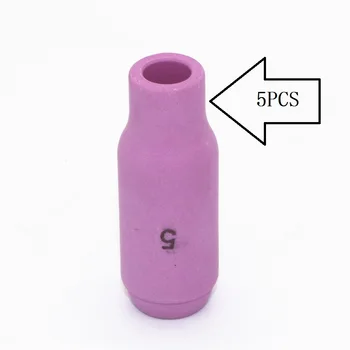 

5PCS Argon Welding TIG Torch Water Cooled TIG Torches Torch WP18 17 26 Ceramic Nozzle