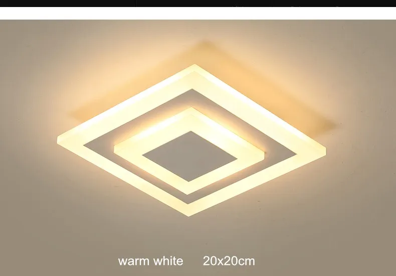 Modernas Luzes de Teto para Corredor Corredor Varanda Teto Lâmpadas 7w Quarto Iluminação de Teto Luminaria Lamparas de Techo de Acrílico 13 lâmpadas teto 7 w quarto luminaria acrílico
