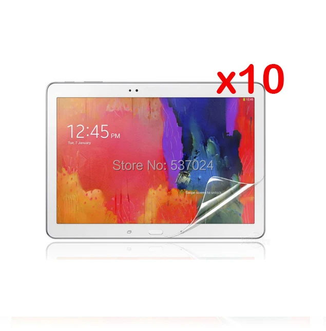 10 шт./лот прозрачная пленка для ЖК-дисплея Экран защитная плёнка для НУА Вэй щитки для Samsung Galaxy Tab Pro 10,1 T520 T521 10," планшет