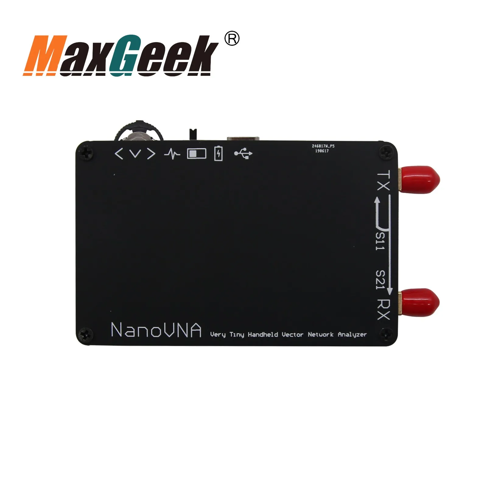 Векторный анализатор сети Maxgeek 50 кГц 900 МГц NanoVNA HF VHF UHF антенны TFT экран 2 8