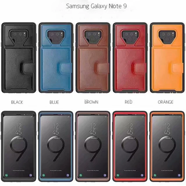 ТПУ+ ПК чехол с подставкой для samsung Galaxy Note 9 coque раскрывающийся Магнитный чехол Винтаж бумажник чехол для samsung Galaxy S9 плюс S9 w/держатель для карт