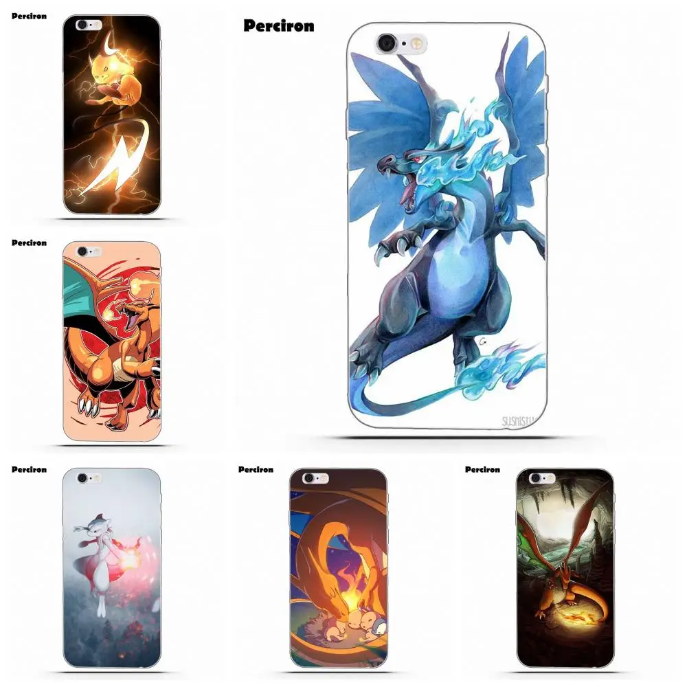 

Soft TPU Case For Xiaomi Redmi Note 2 3 3S 4 4A 4X 5 5A 6 6A Pro Plus Pokemons Charizard Charmander