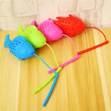 Lovely Fish Shape Silicone Tea Infuser Resuable Tea Leaf Strainer Durable Tea Ball Herbal Spice Filter BPA Free Drop Shipping Lovely Fish Shape Silicone Tea Infuser Resuable Tea Leaf Strainer Durable Tea Ball Herbal Spice Filter BPA Free Drop Shipping