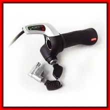 Электрический дроссель скутера Твист ручки дисплей светодиодный индикатор батареи