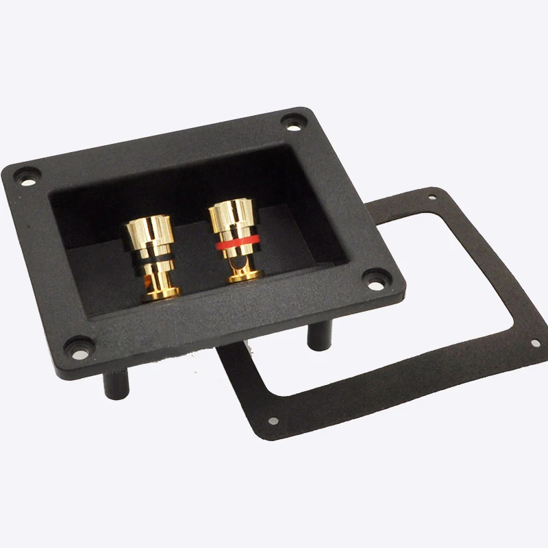 Two Speaker Junction Box Audio Cable Connector Speaker Line Panel