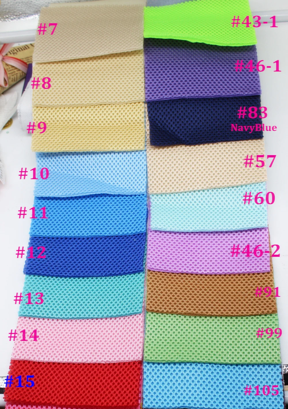 YACK 3D Air Spacer Sandwich Mesh Fabrics PET Hygrolon Heavy Seat Cover Soft Thick Breathable Sport Wear 155CM Wide 230G/M2 3MM 