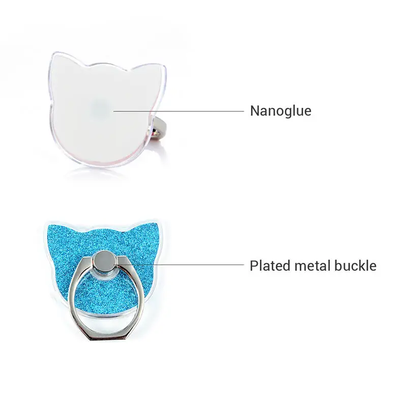 TURATA Bling 360 Degree Metal Finger Ring Holder Mobile Phone Holder Finger Stand Holder For iPhone 7 For Samsung Xiaomi Tablet