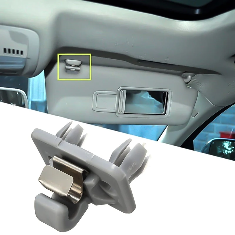

1Pc Car Sun Visor Hook Clip Bracket Replacement for Audi Vehicle Fixed Clip Holder Interior Accessories