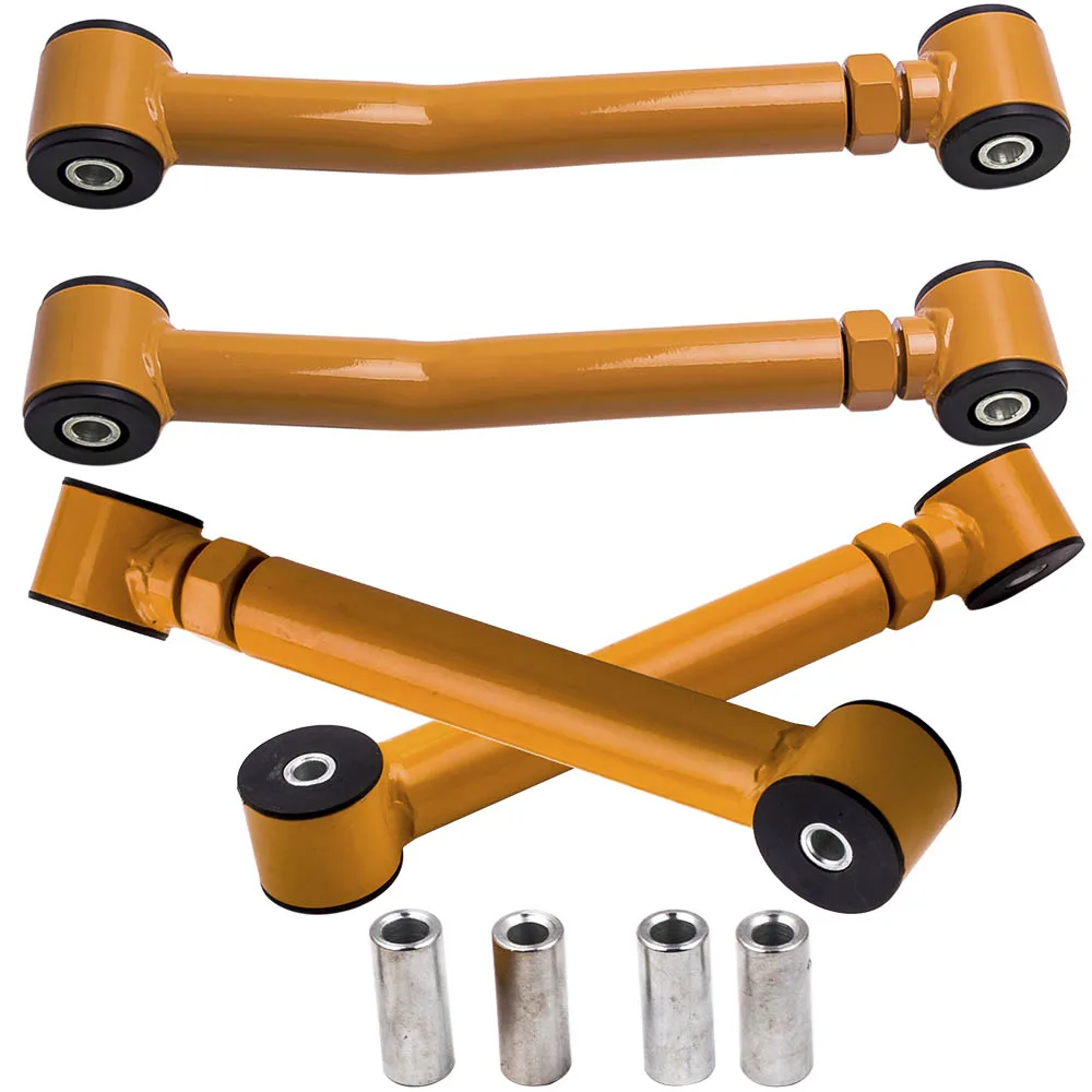 

2 Rear Upper+2 Front Lower Adjustable Control Arm Set for Jeep Wrangler ZJ WJ