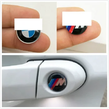 

1pcs 18mm door handle sign stickers modified car accessories door lock stickers car stickers for BMW X1 X3 X5 X6 3series sticker