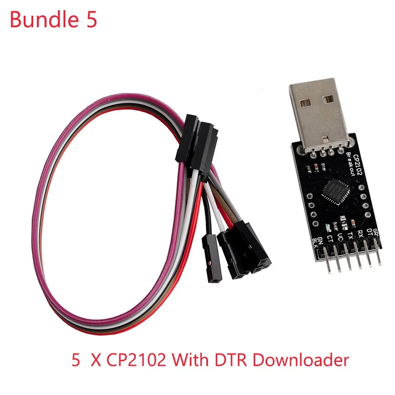 Bundle 5 5 шт Pro Mini Atmega328P 3,3 V 8 МГц/5 V 16 МГц/CP2102 модуль STC USB 2,0 ttl последовательный преобразователь загрузчик для Arduino Nano - Цвет: Bundle 5