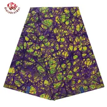 Африканская ткань с принтом бинтареал воск бинтареал ткань Анкара Африканский батик дышащий хлопок зеленая ткань в горошек 24fs1247