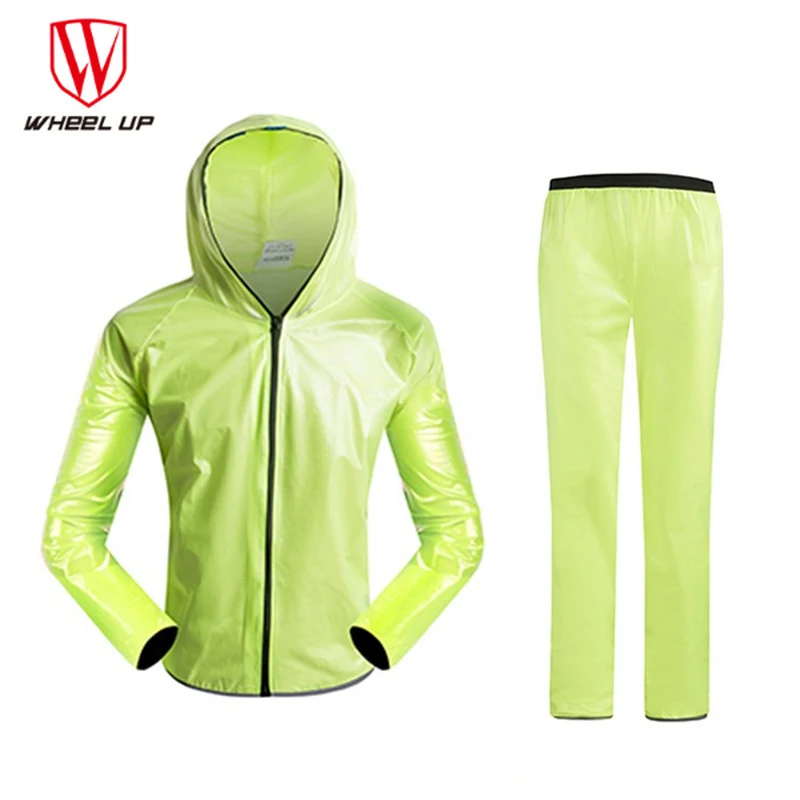 2018 Waterproof Cycling Raincoat Jacket Bicycle Men Women Road MTB