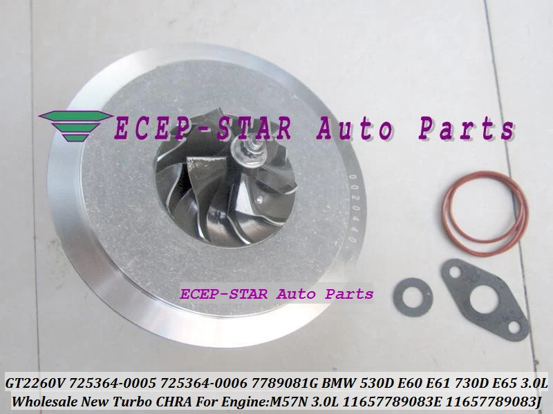 Turbo Cartridge CHRA Core GT2260V 725364-0005 725364-0006 725364-7 725364 11657789083E 11657789083J 7789081G For BMW 530D E60 E61 730D E65 M57N 3.0L (1)