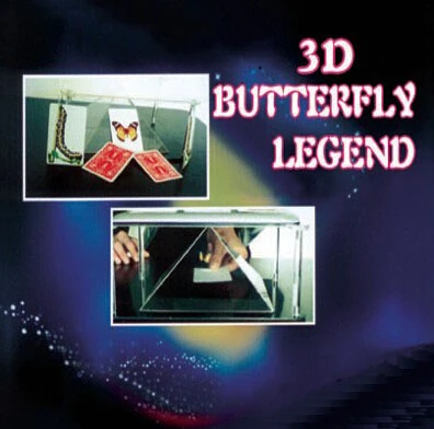 

3D Butterfly Legend Magic Tricks Magician Stage Illusions Gimmick Props Mentalism Card Change Magia Comedy