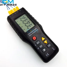4-Channel K-Type Digital Thermometer Thermocouple Sensor -200~1372 Celsius /2501 Fahrenheit New