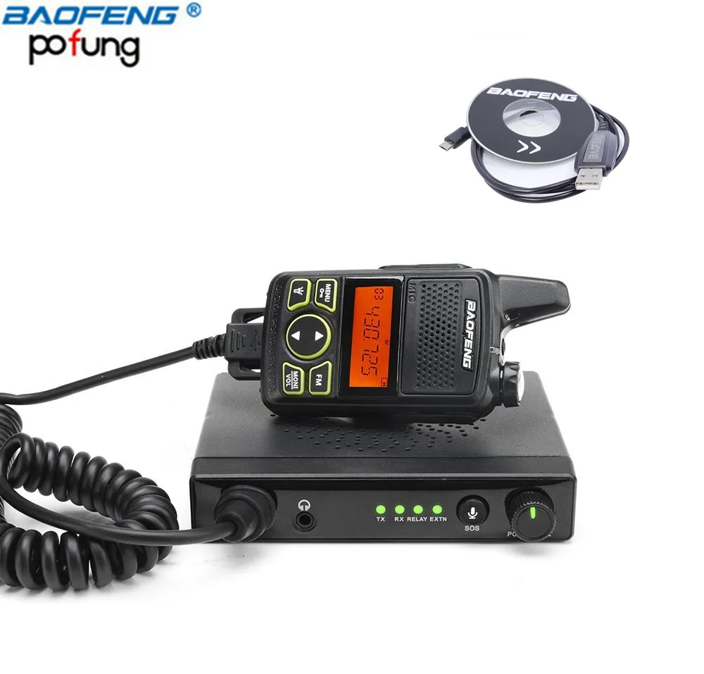 Baofeng BF T1 MINI One UHF400 470MHz 15W Mobile Radio Car Transceiver