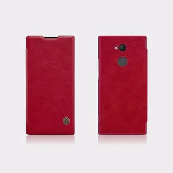 

NILLKIN phone bag case Flip Leather Case for Sony Xperia XA2 Ultra Leather cover Case smart window for Sony Xperia XA2 Ultra