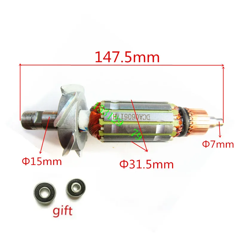 AC 220 240V Armature Motor Rotor Replacement for MAKITA 3701 N3701