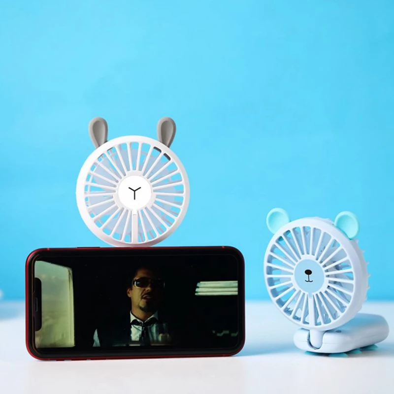 Usb Portable Mini Rechargeable Handheld Fan Silicone Suction Cup Can Be Used For Mobile Phone Bracket Fan