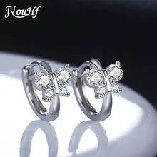 JYouHF модные серьги-гвоздики из стерлингового серебра 925 пробы для женщин, роскошные серьги с кристаллами и бабочкой, ювелирные изделия для женщин, Brincos