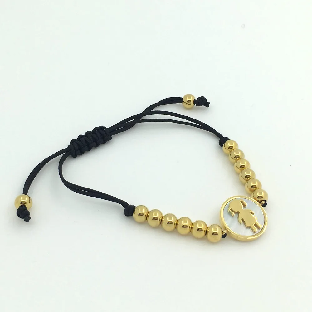 

Hot Sale New Fashion Adjustable Bracelet Shells Humanoid Woman And Child The Best Gift For Woman Pulseira Bracelet fine jewelry