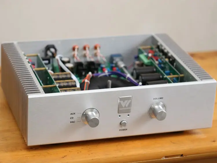 

Finished A5 HiFi Dual Channel Amplifier C2922/A1216 Class A Integrated Power Amplifier 120W+120W