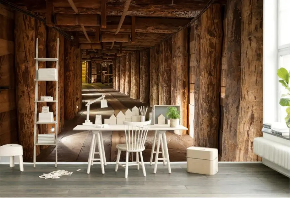 madeira extensão espaço tv sofá sala fundo da parede 3d