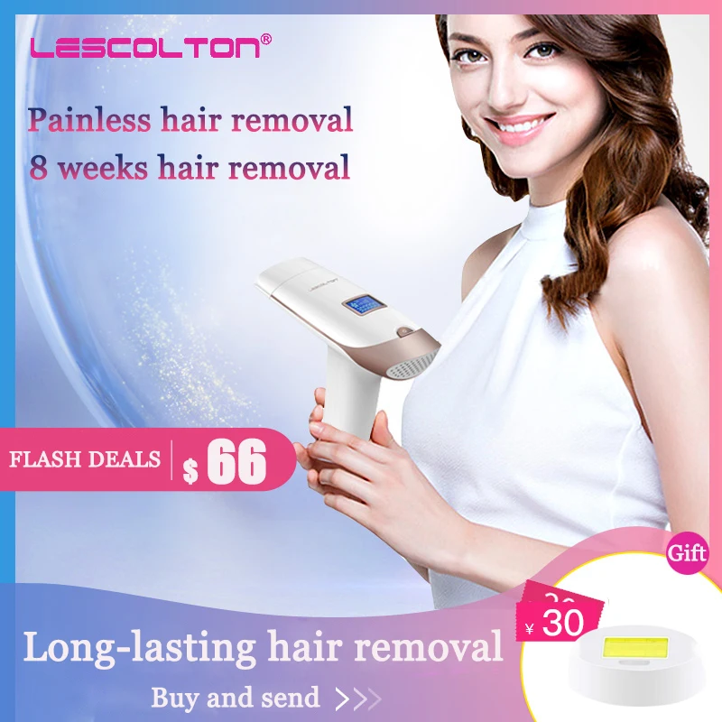 

Lescolton T009I Epilator pulsed IPL Laser Hair Removal Device Permanent Hair Removal Bikini Trimmer Armpit Hair Removal machine
