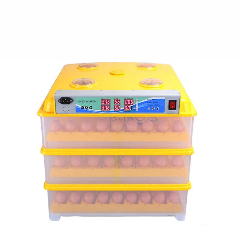 

Cheap Household 56/98//196/294 Eggs Incubator Fully Automatic Home Incubators with Ultrasonic Automatic Humidification 220V 12V
