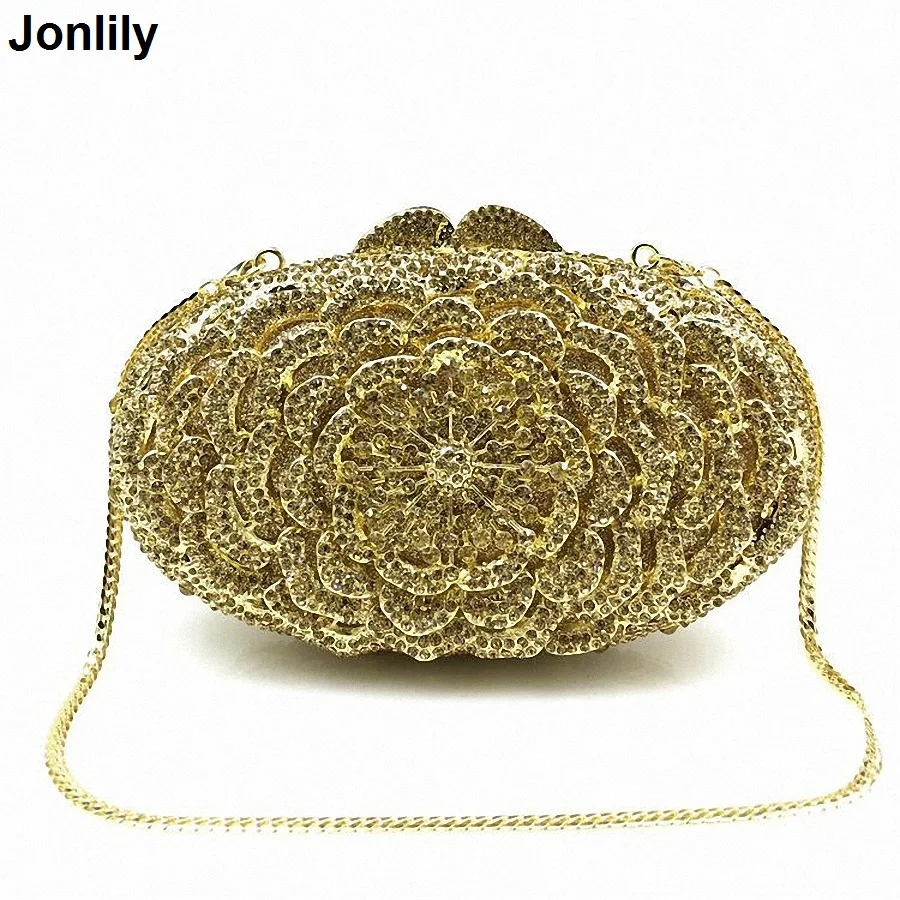 Flower Shape Luxury Crystal Clutch Bags Bling Rhinestone Evening Bags Female Women Evening Clutch Bag Party Bag LI-1567 Flower Shape Luxury Crystal Clutch Bags Bling Rhinestone Evening Bags Female Women Evening Clutch Bag Party Bag LI-1567