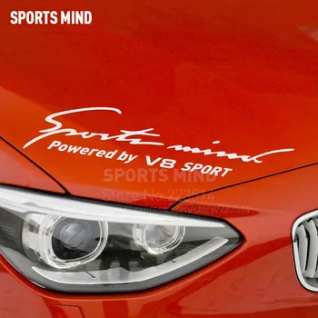 

10 Pieces Sports Mind V8 Car Sticker decal exterior accessories car decoration For bmw honda audi volkswagen toyota accessories