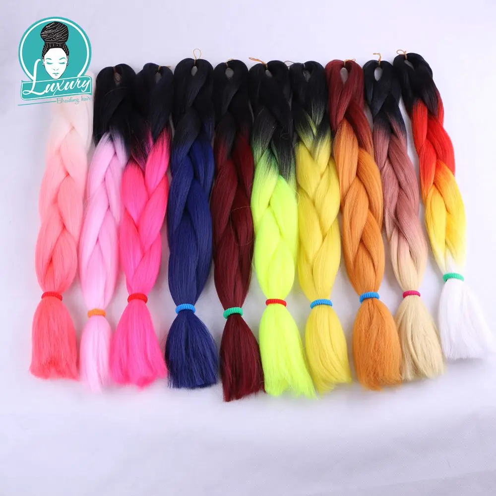 ombre kanekalon braiding hair27
